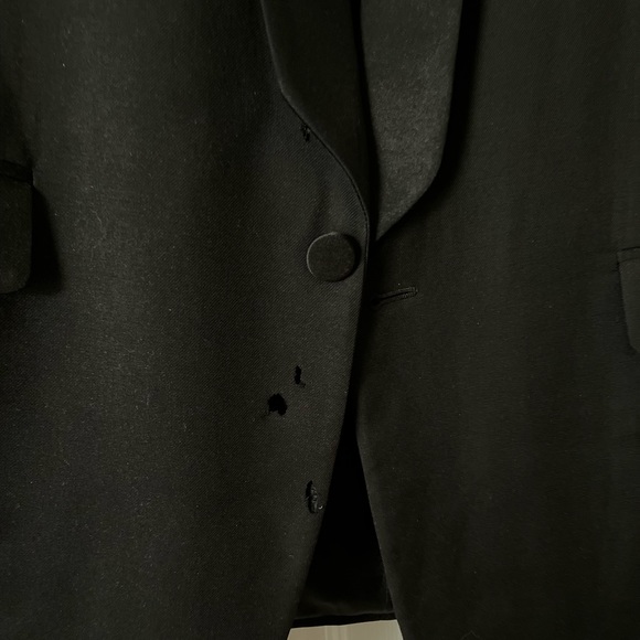 Pre-owned Saint Laurent Black Wool Shawl Collar Tuxedo Blazer. Hedi Slimane era - Picture 7 of 7